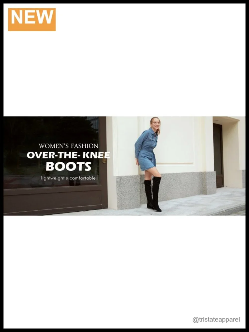 Faux Suede Thigh High Over the Knee Low Heel Block Heel Boots